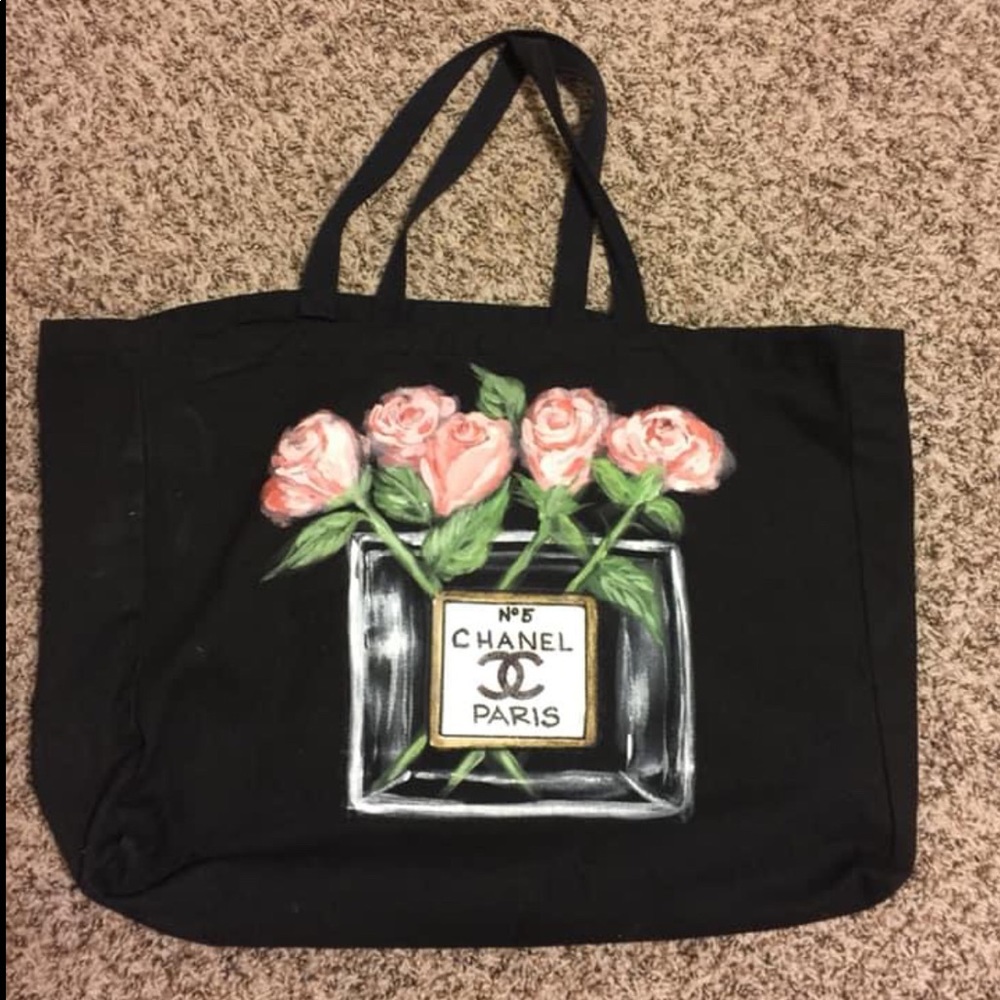 Hand painted tote